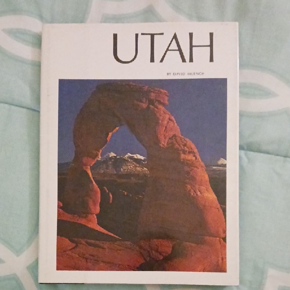 Utah by David Muench Coffee Table Book - White Cover